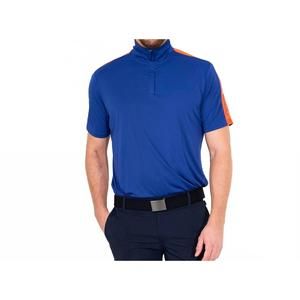 NEW ABACUS SPORTSWEAR US aloha uv short sleeve golf shirt in atlantic blue